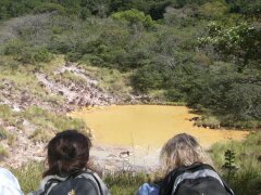 Heiße Schwefelquelle im Parque National Rincon de la Vieja