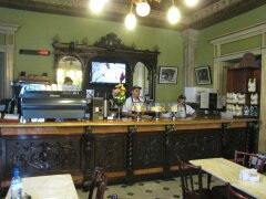 Café im Teatro Nacional in San José