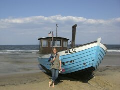 Fischerboot auf Usedom