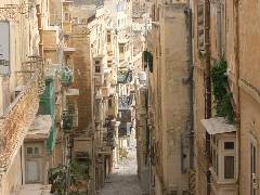 Enge Gasse in La Valetta