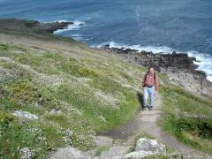 Auf dem Kstenwanderweg in der Nhe von Lamorna