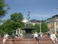 Der Brunnen Havis Amanda, das Wahrzeichen von Helsinki