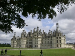 Château de Chambord, Rückansicht