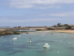 Am Strand von Trégastel