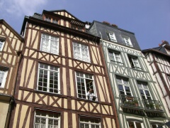 Fachwerkhäuser in Rouen