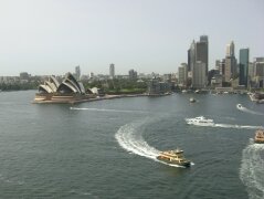 Der Hafen von Sydney