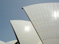 Die Dächer des Opernhauses von Sydney