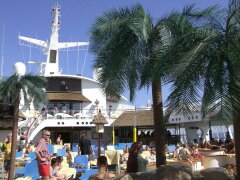 Palmengarten auf dem Sonnendeck der AIDAvita