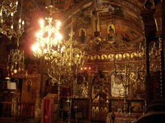 In der Panagia-Kirche von Lindos