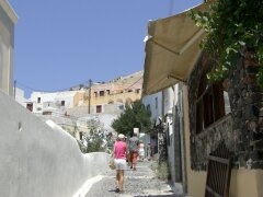 Eselspfade in Thira