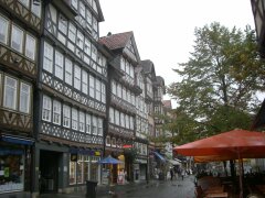 Altstadt von Hann. M&uuml;nden im Regen