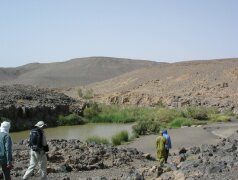 Guelta an der Piste vom Assekrem nach Tamanrasset