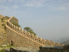 Mauer von Fort Kumbhalgarh