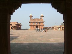 Palastgelände in Fatehpur Sikri