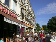 Straßenszene im sommerlichen Götheborg