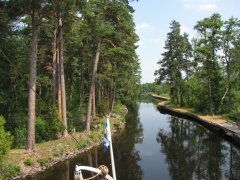 Götakanal am Ausgang des Vikensees