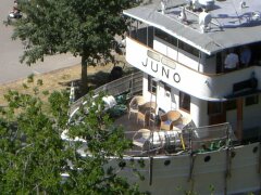 Die Juno in Söderköping aus der Vogelperspektive