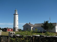 Leuchturm an der Nordspitze von Fårö